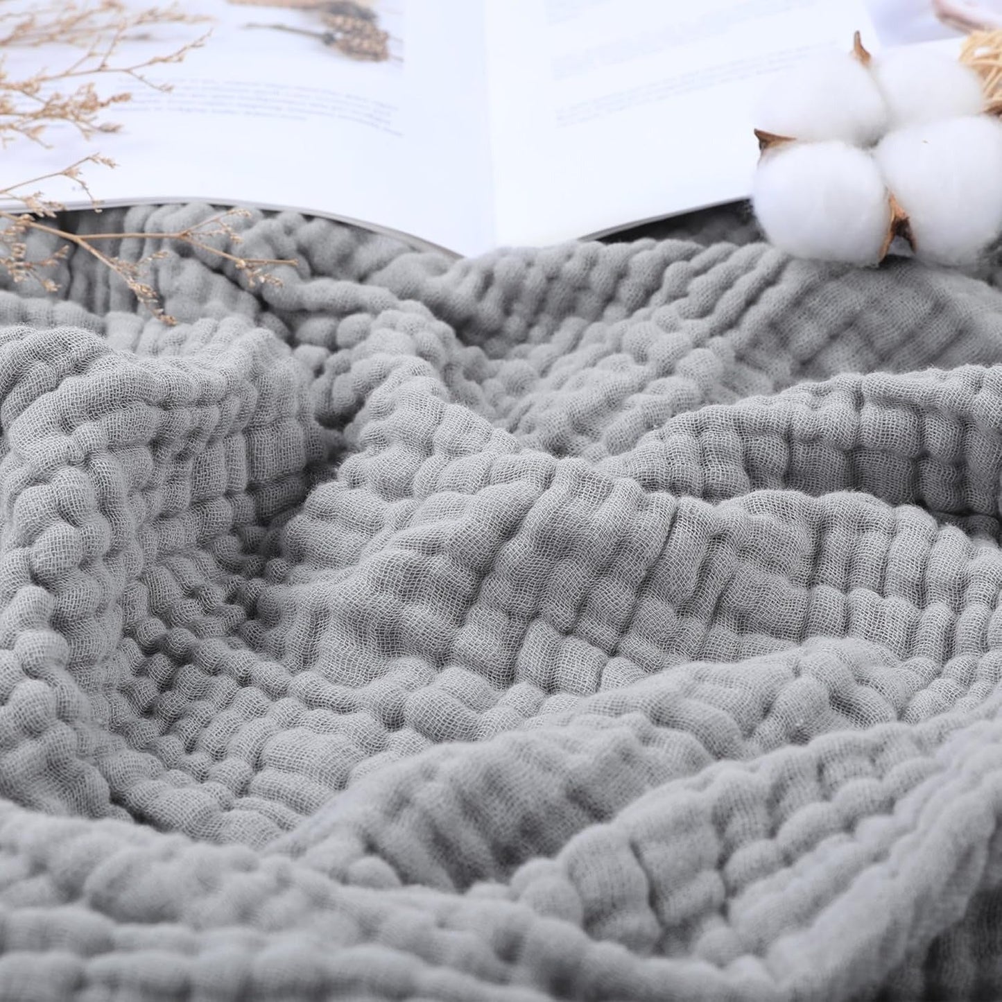 CloudWeave Muslin Throw