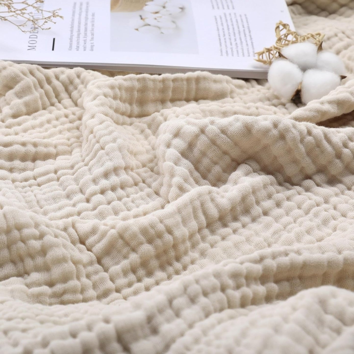 CloudWeave Muslin Throw